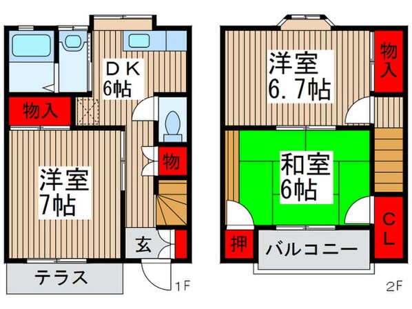 サンテラス小林の物件間取画像